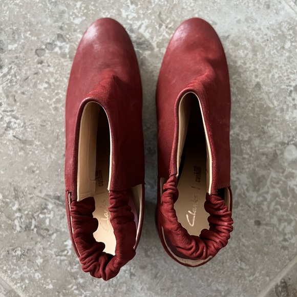 NEW Clarks Grace Margot Rust Nubuck Leather Ankle Boots, Size UK 6 US 8½ - Picture 6 of 11